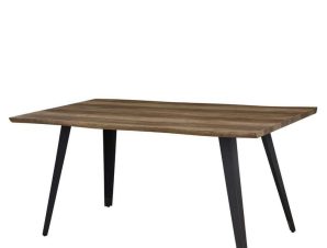 Τραπέζι 627-91-002 180x90x76cm Natural-Black