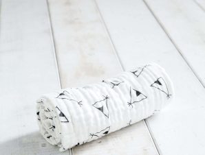 Κουβέρτα Βρεφική – Tippie White-Grey Nima